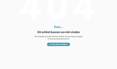 404 error page